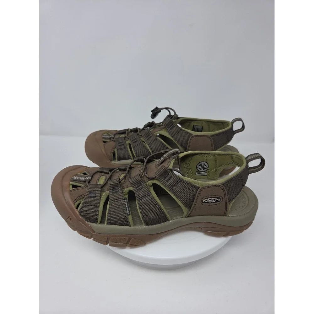 KEEN Men's 10.5 Newport H2 Sandal Olive Drab/Canteen 1025999